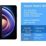 Xiaomi Redmi Note 12R/6.79 FHD/128 GB/4Gb+4Gb RAM/50 MPX/ Nuevo Forro y Mica 53866239 - Img 44614223