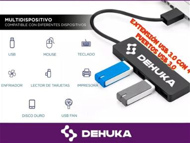 Extensión USB para Puerto USB de 4 - Img 53082788