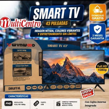 SmartTV 43 pulgadas con cajita interna - 2/3