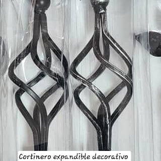Cortinero decorativo expandible. ✔️Material : MetalMedidas: 16 - 3/5