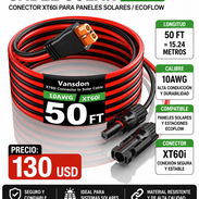 ⚡ CABLES SOLARES XT60i 10AWG ⚡ Trabajamos con cables solares de alta calidad para paneles solares y estaciones EcoFlow, - Img 55985743