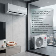 Split LG Inverter 1 Ton (12,000 BTU) | $470 USD | Envío, Factura y Garantía | ¡Tecnología Inverter de alto ahorro! - Img 57860604