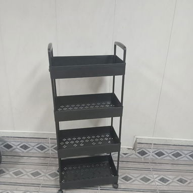 ESTANTE ORGANIZADOR CON RUEDAS 4 NIVELES, ENTREGA DE FACTURA. VARIEDAD DE ÚTILES DEL HOGAR, ELECTRODOMÉSTICOS, ETC - 3/6