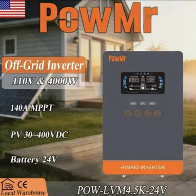 Inverdor híbrido 4kw, Controlador Solar, Bateria 12v, 24v y 48v 100a, Inversor 4kw, 8kw, 10kw - Img 126547598