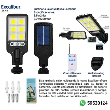 lampara recargable con panel solar - Img 119229231