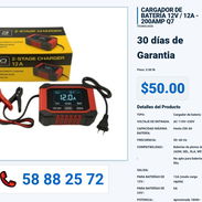 CARGADOR DE BATERÍA 12V / 12A - 200AMP Q7 VPT-0086 - Img 55991760