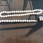 Juego de perlas con collar, pulsera y aretes - Img 58125872