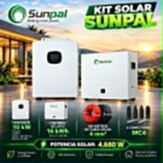 Kit Sunpal Inversor 10 kw con batería de 16 kw - Img 58342047