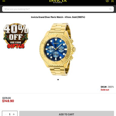 Reloj invicta pro diver 36974 original - Img 114323563