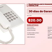 TELEFONO BLANCO PANASONIC - KX-TS500LX1W . - Img 57009697