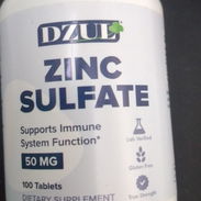 Sulfato de zinc pomo de 100tabletas sube el sistema inmune .mejora la cicatrizacion.mejora la flora intestinal - Img 55749060