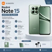 Teléfono Xiaomi Redmi Note 15, 6Gb Ram, 128Gb Almacenamiento, Con Cover, Mica y Audífonos / 215 - Img 56038329