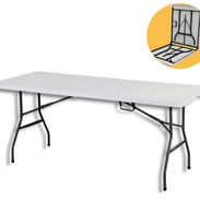 Mesa plástica plegable de 6 pies - Img 57975216