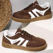 TENIS NUEVOS 👟✨ — Número 38TENIS NUEVOS 👟✨ — Número 38 💸 30 USD / CUP según el cambio🔥 Modelo en gamuza marrón + fra - Img 56766743