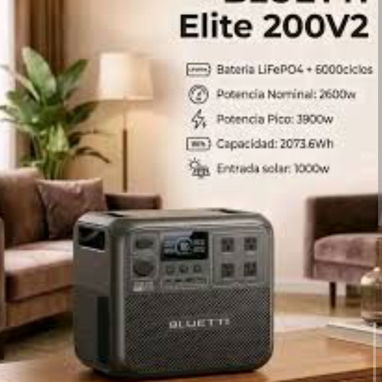 BLUETTI ELITE 200 V2 3900W pico / 2600W  capacidad 2074Mh - 2/2