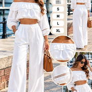 Conjunto blanco de mujer - Img 58418414