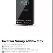 Inversor Sumry 4000w 110V - Img 57254126