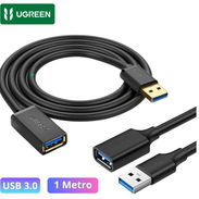 Cable Extensión USB 3.0 de 1 Metro MACHO a HEMBRA 5Gbps Para Laptop Y PC - Img 56421441
