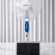 VENTILADOR RECARGABLE DAWANG de 16" con Panel Solar - Img 56177535