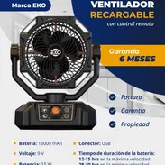 Ventilador Recargable ( 6 meses de garantía ) - Img 54325576