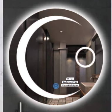 ESPEJOS CON LUZ LED (FRIA,CÁLIDA Y NEUTRA ) diferentes diseños mensajería gratis - Img 114602343