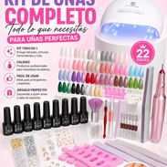 Kit completo para uñas. Trae: lámpara, máquina, fresas, pinturas y mucho más. - Img 57702364