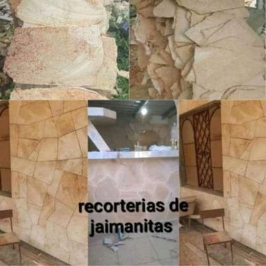 Se vende recorteria de jaimanita,decore su hogar y además combata esa humedad en la pared que tan molesta es ,buen preci - Img 86252968