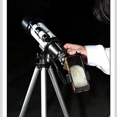Telescopio astronómico 150X de alta potencia, portátil con apertura de 2.756 in (refractor HD, trípode) - Img 119312853