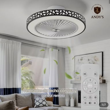 Lámparas decorativas para el hogar. Con ventilador y sin ventilador. - Img 122426637