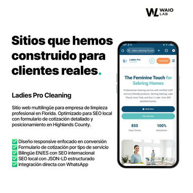 🚀WAIO LAB | Desarrollo de Páginas Web, Tienda Online, Landing Page y Sistemas Personalizados para tu negocio. - Img 119961511