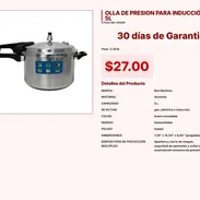 OLLA DE PRESION PARA INDUCCIÓN 5L VPT#-0222 - Img 55242192