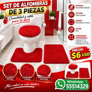 SET DE ALFOMBRAS DE 3 PIEZAS, NUEVA EN SU EMPAQUE. ENTREGA DE FACTURA. VARIEDAD DE ÚTILES DEL HOGAR, ELECTRODOMÉSTICOS - Img 57288334