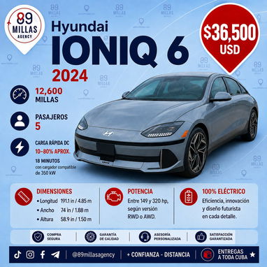 🚨 AUTOMÓVIL ELÉCTRICO VOLKSWAGEN O HYUNDAI 🇨🇺👌 - 3/3