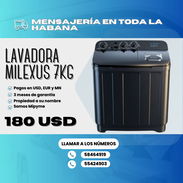 LAVADORA SEMIAUTOMÁTICA MILEXUS 7KG - Img 56805525