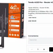 Tenda 4G03 Pro - Router 4G SIM - Img 49802457