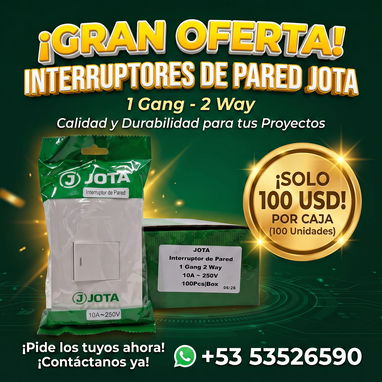 🔌 INTERRUPTORES Y TOMACORRIENTES PARA TU NEGOCIO (Cajas de 100 unidades) - 6/7
