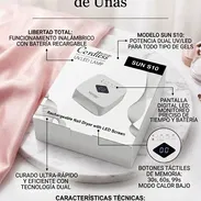 Lámpara de uñas recargable - Img 54718477