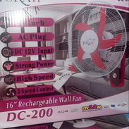 Ventilador de pared de 16 pulgadas con mando ,batería de litio - Img 54831323
