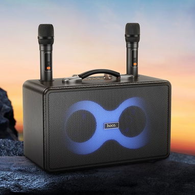 Hoco - Bocina Inal谩mbrica HA8 Ave Bluetooth 5.4 - 35W - Micr贸fonos Dual 馃寪 - Img 127564665