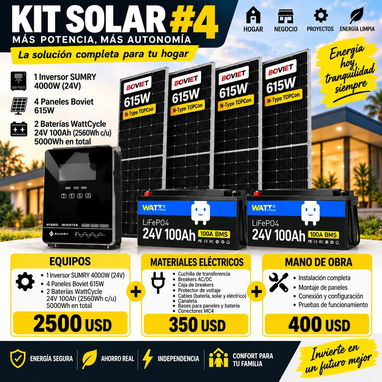 Kit Solares Completos - 4/4