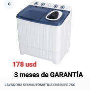 ‼️Lavadora semiautomática enerlife de 7 kg, 3 meses de GARANTÍA y factura de compra ‼️ - Img 54694985