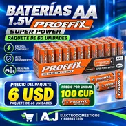 Pqt de 60 Baterías AA y AAA en 6 usd. Pilas x Pqt 4und. 500cup. Fecha Vencimiento Dic.2030. - Img 57799826