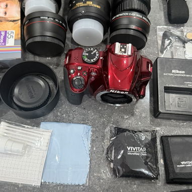 Nikon D3400 con 3 lentes y muchos accesorios - Img 124734462