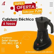 cafetera ⏰Solo por 72 Horas💥  ☕️ Cafetera Eléctrica ☕️  •De 6 Tazas‼️ - Img 50459819