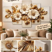 Cuadros decorativos (Impresos en lienzo y montados en marcos de madera) Medidas: 50x85cm 4000 cup - Img 57530958