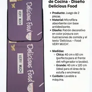 Set de 2 alfombras de cocina en 4800 cup ( Pequeña 40x60 cm Grande 40x120 cm ) - Img 54463254