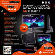 💲LG 💲 MONITOR 24" LG - FHD 180HZ HDMI DP VGA. MENSAJERÍA CON FACTURA Y GARANTÍA. TL 54833699 - Img 53915663