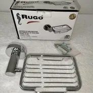 🧼✨ JABONERA CON CANASTILLA RUGO — SEMI EMPOTRAR Dale un toque moderno y elegante a tu baño. 🚿 🔹 Marca: RUGO 🔹 Tipo - Img 57797945