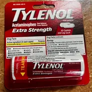 TYLENOL 500 mg, 10 pastillas - Img 57703343