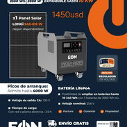 Estación d Energía EÓN de 2kw-2560wh + Panel Solar - Img 54888297
